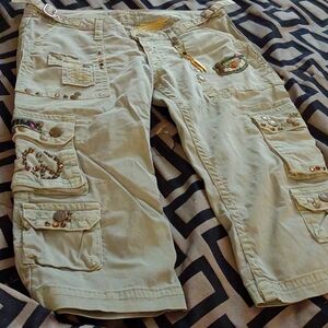 Robins Jeans Military Capris